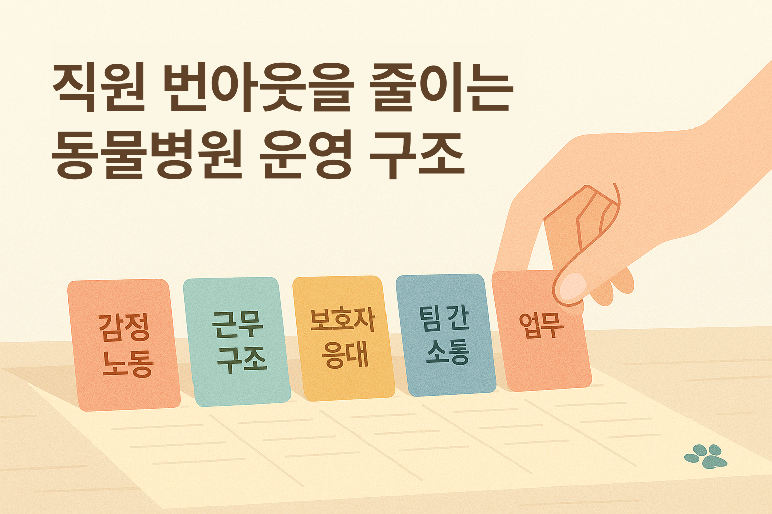 🌿직원이 지치지 않는 동물병원 만드는 방법