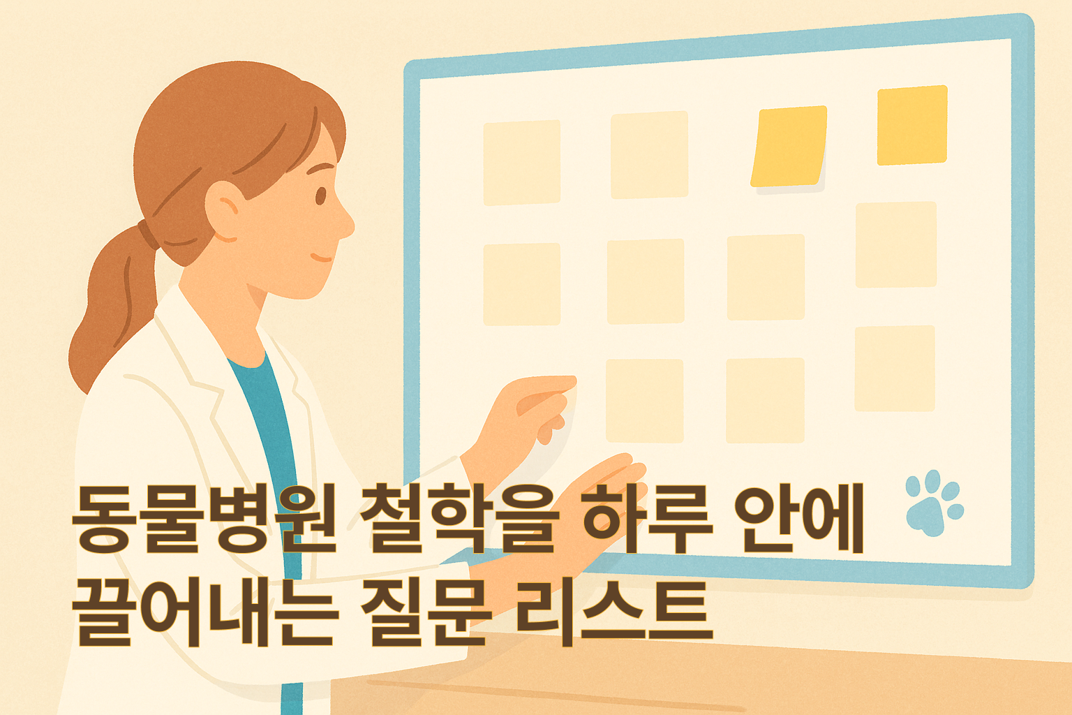 ✏️ 하루 만에 동물병원 철학 찾아내는 방법