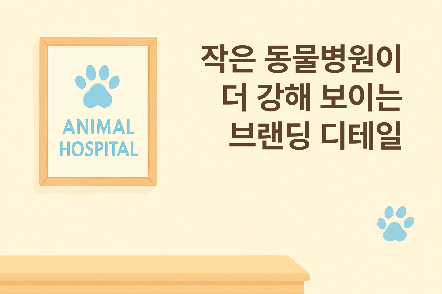 🐾 작은 동물병원이 더 강해 보이는 브랜딩 디테일 7가지