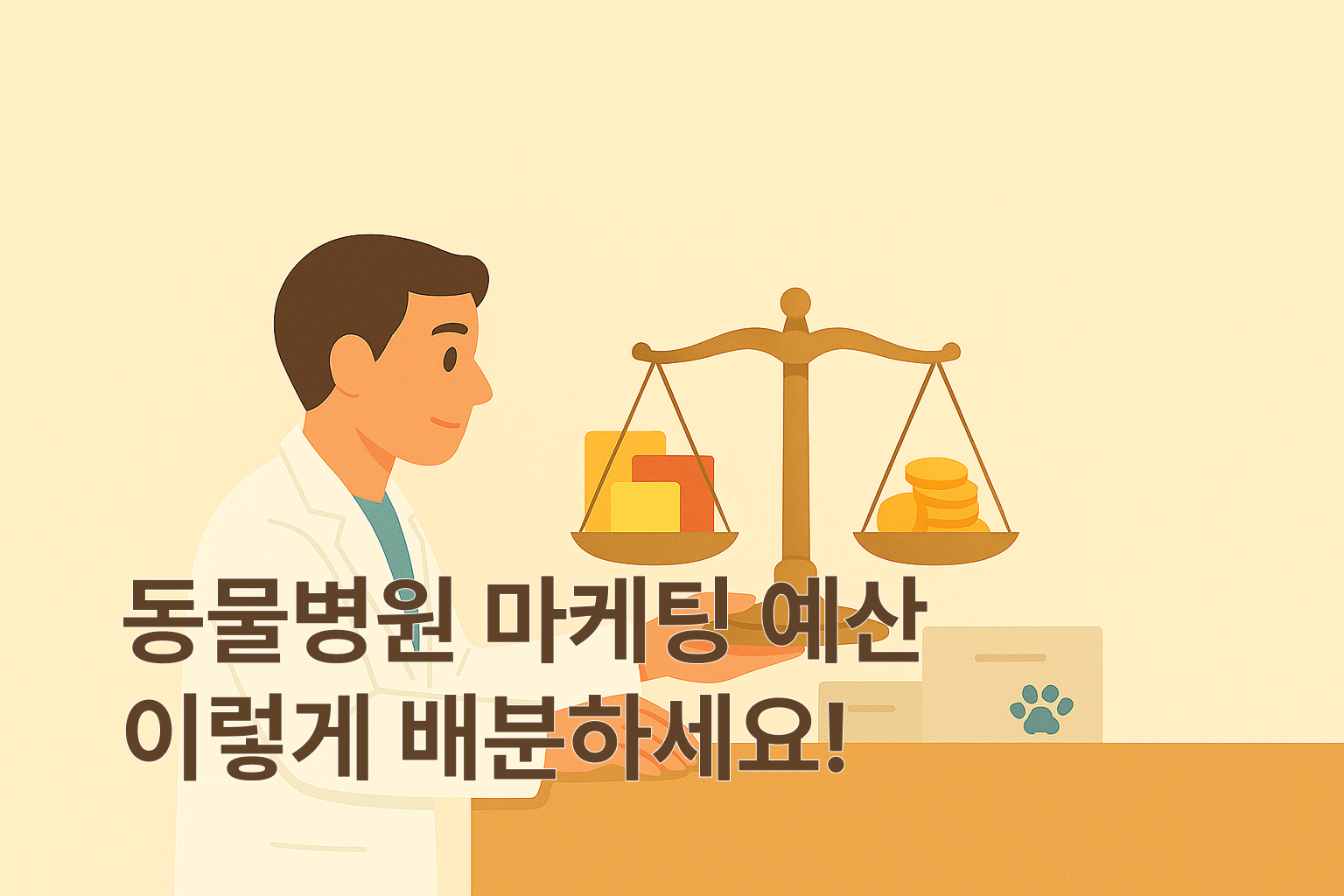 동물병원 마케팅 예산, 어떻게 나누는 게 맞을까요?