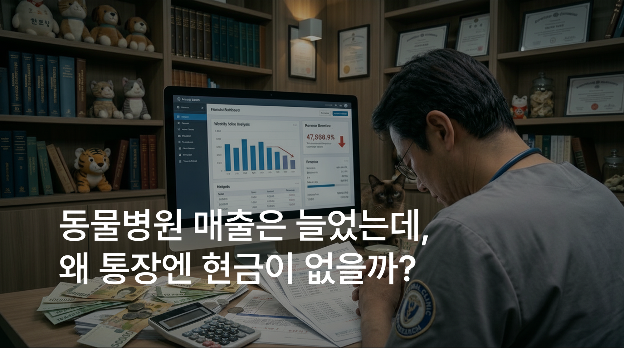동물병원 매출은 늘었는데, 왜 통장엔 현금이 없을까?