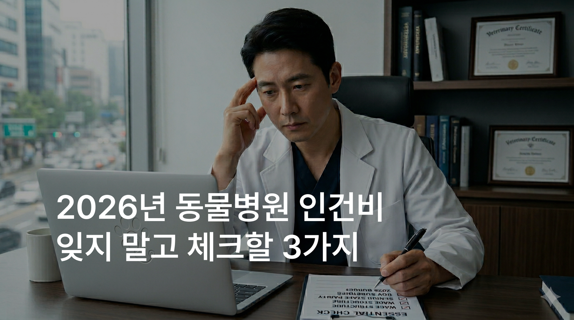 동물병원 인건비, 2026년 얼마나 달라졌을까? 최저임금·4대보험 변화 총정리